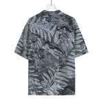 Fern Fossil Print Rayon Hawaiian Shirt
