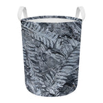 Fern Fossil Print Round Laundry Basket
