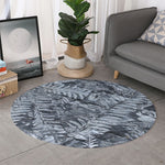 Fern Fossil Print Round Rug