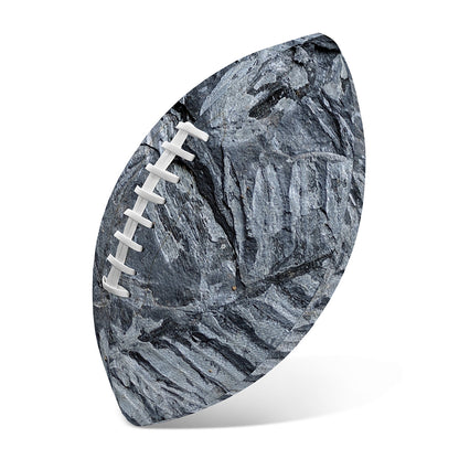 Fern Fossil Print Rugby Ball
