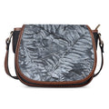 Fern Fossil Print Saddle Bag