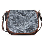 Fern Fossil Print Saddle Bag