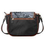 Fern Fossil Print Saddle Bag