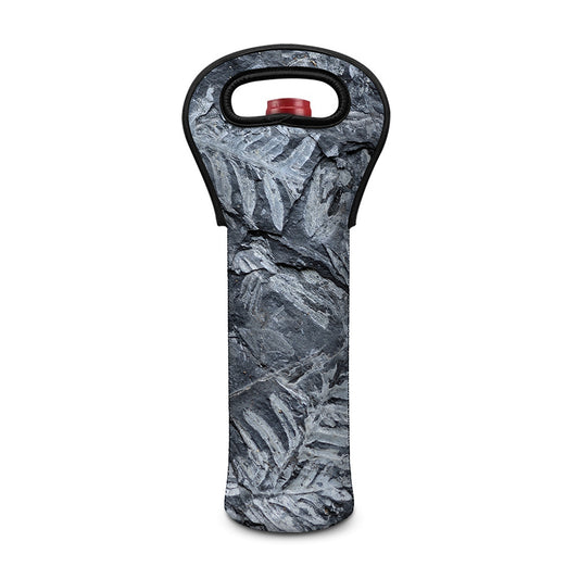 Fern Fossil Print Single Neoprene Wine Tote