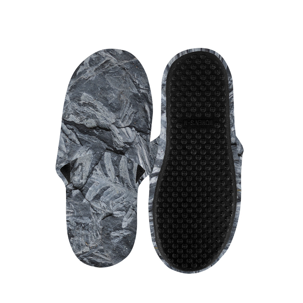 Fern Fossil Print Slippers