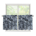 Fern Fossil Print Tier Curtains