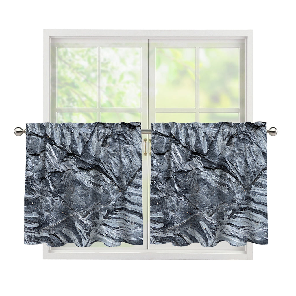 Fern Fossil Print Tier Curtains