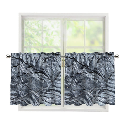 Fern Fossil Print Tier Curtains