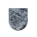 Fern Fossil Print Toilet Lid Cover