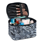 Fern Fossil Print Travel Makeup Bag