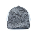 Fern Fossil Print White Mesh Trucker Hat