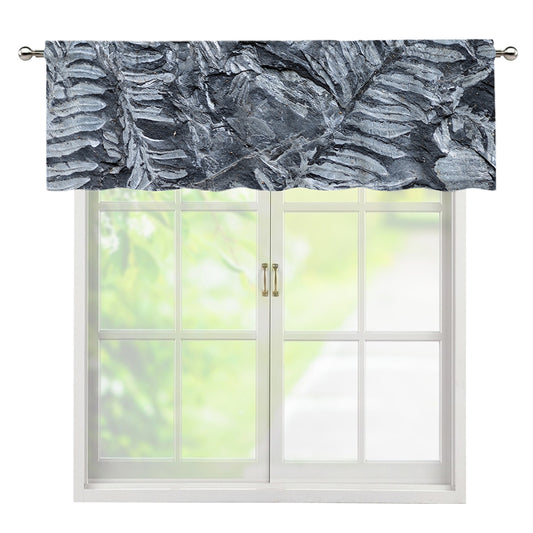 Fern Fossil Print Window Valance