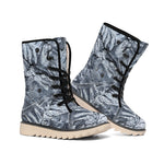 Fern Fossil Print Winter Boots