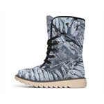 Fern Fossil Print Winter Boots