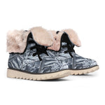 Fern Fossil Print Winter Boots