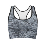 Fern Fossil Print Women's Sports Bra