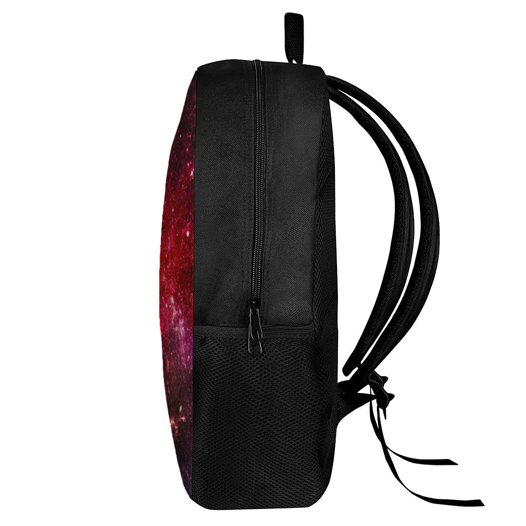 Fiery Nebula Universe Galaxy Space Print 17 Inch Backpack
