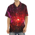 Fiery Nebula Universe Galaxy Space Print Aloha Shirt