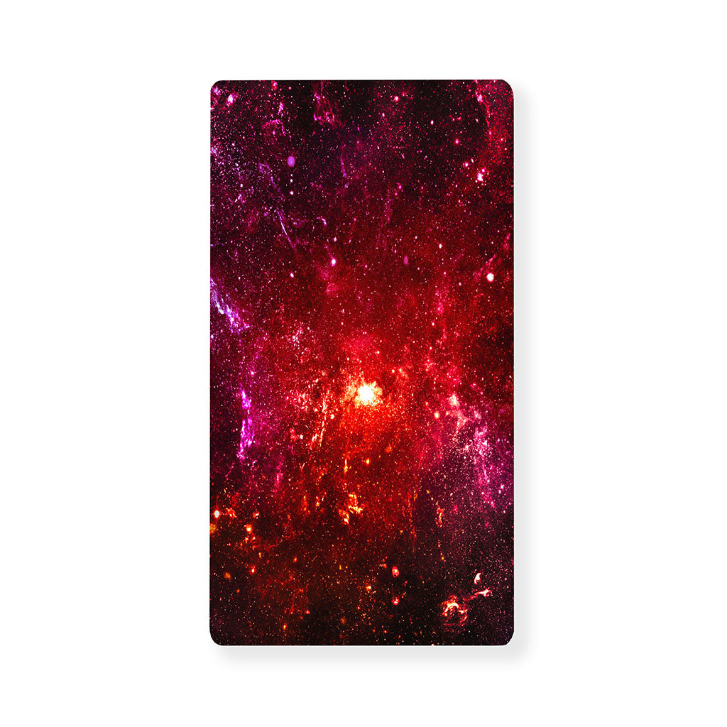 Fiery Nebula Universe Galaxy Space Print Baby Crib Sheet