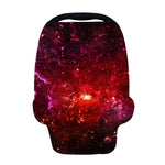 Fiery Nebula Universe Galaxy Space Print Baby Seat Cover