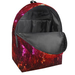 Fiery Nebula Universe Galaxy Space Print Backpack