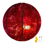 Fiery Nebula Universe Galaxy Space Print Basketball