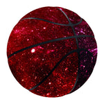Fiery Nebula Universe Galaxy Space Print Basketball