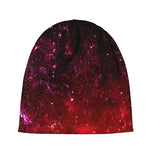 Fiery Nebula Universe Galaxy Space Print Beanie