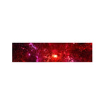 Fiery Nebula Universe Galaxy Space Print Bed Runner
