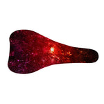 Fiery Nebula Universe Galaxy Space Print Bicycle Seat Cover