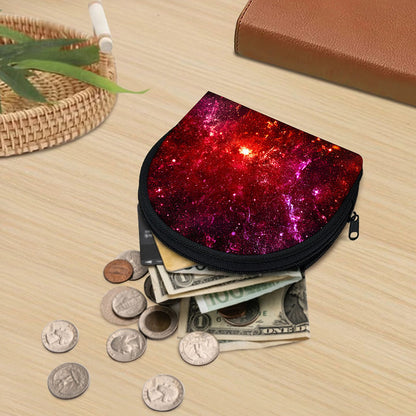 Fiery Nebula Universe Galaxy Space Print Coin Purse