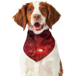 Fiery Nebula Universe Galaxy Space Print Dog Bandana
