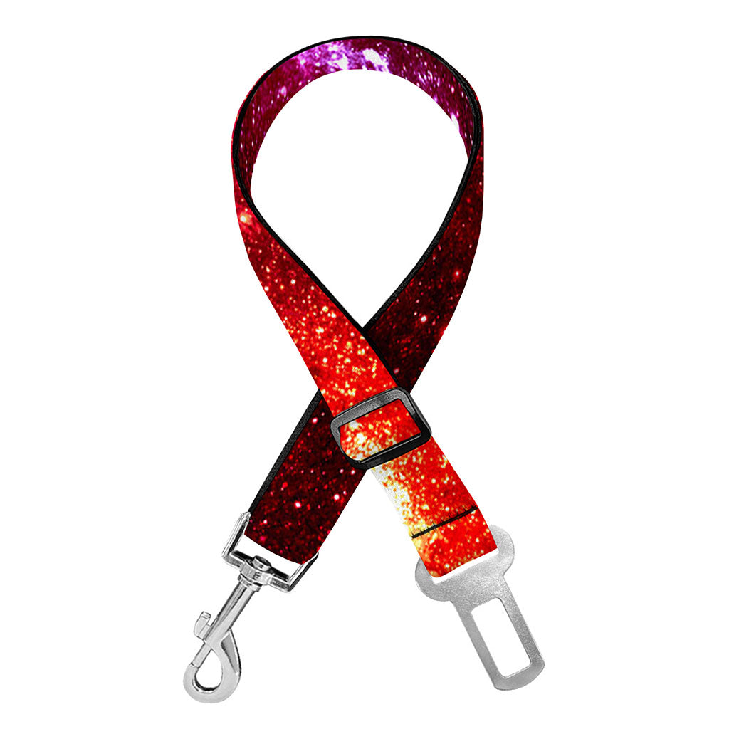 Fiery Nebula Universe Galaxy Space Print Dog Seat Belt