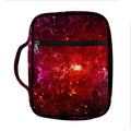 Fiery Nebula Universe Galaxy Space Print Front Pocket Bible Bag