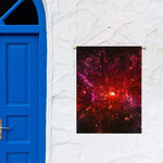 Fiery Nebula Universe Galaxy Space Print Garden Flag