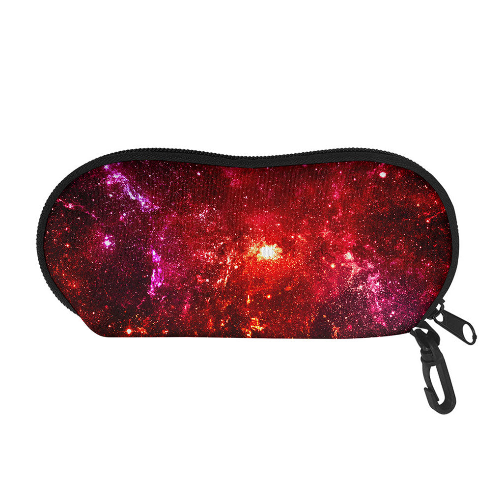 Fiery Nebula Universe Galaxy Space Print Glasses Case