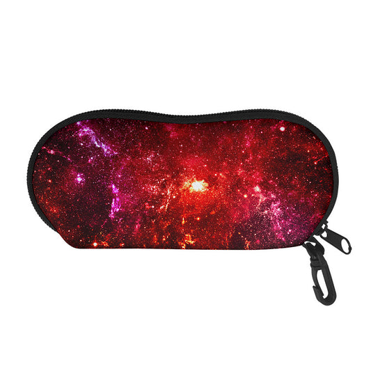 Fiery Nebula Universe Galaxy Space Print Glasses Case