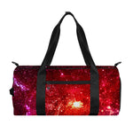 Fiery Nebula Universe Galaxy Space Print Gym Bag