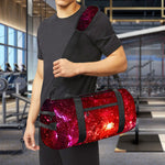 Fiery Nebula Universe Galaxy Space Print Gym Bag