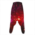 Fiery Nebula Universe Galaxy Space Print Hammer Pants