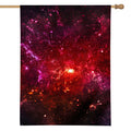Fiery Nebula Universe Galaxy Space Print House Flag