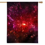 Fiery Nebula Universe Galaxy Space Print House Flag