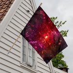 Fiery Nebula Universe Galaxy Space Print House Flag