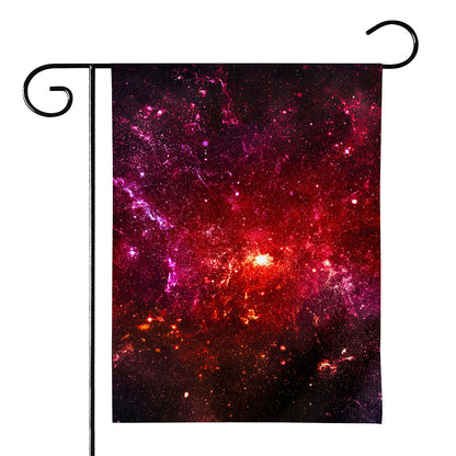Fiery Nebula Universe Galaxy Space Print House Flag