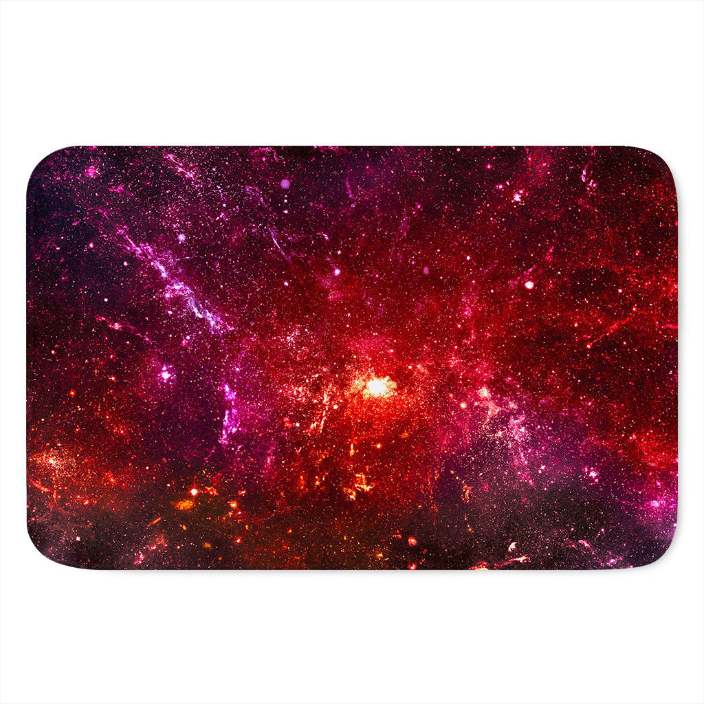 Fiery Nebula Universe Galaxy Space Print Indoor Door Mat
