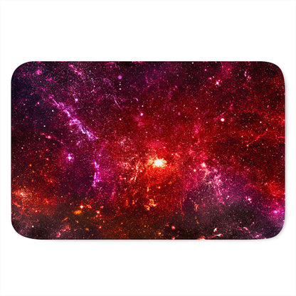 Fiery Nebula Universe Galaxy Space Print Indoor Door Mat