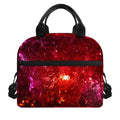 Fiery Nebula Universe Galaxy Space Print Insulated Lunch Bag