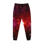 Fiery Nebula Universe Galaxy Space Print Jogger Pants
