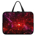 Fiery Nebula Universe Galaxy Space Print Laptop Sleeve With Handle