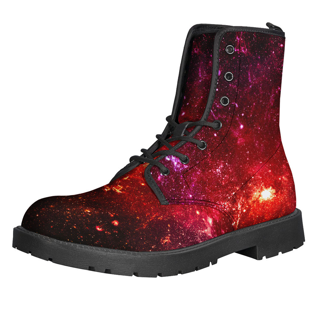 Fiery Nebula Universe Galaxy Space Print Backpack